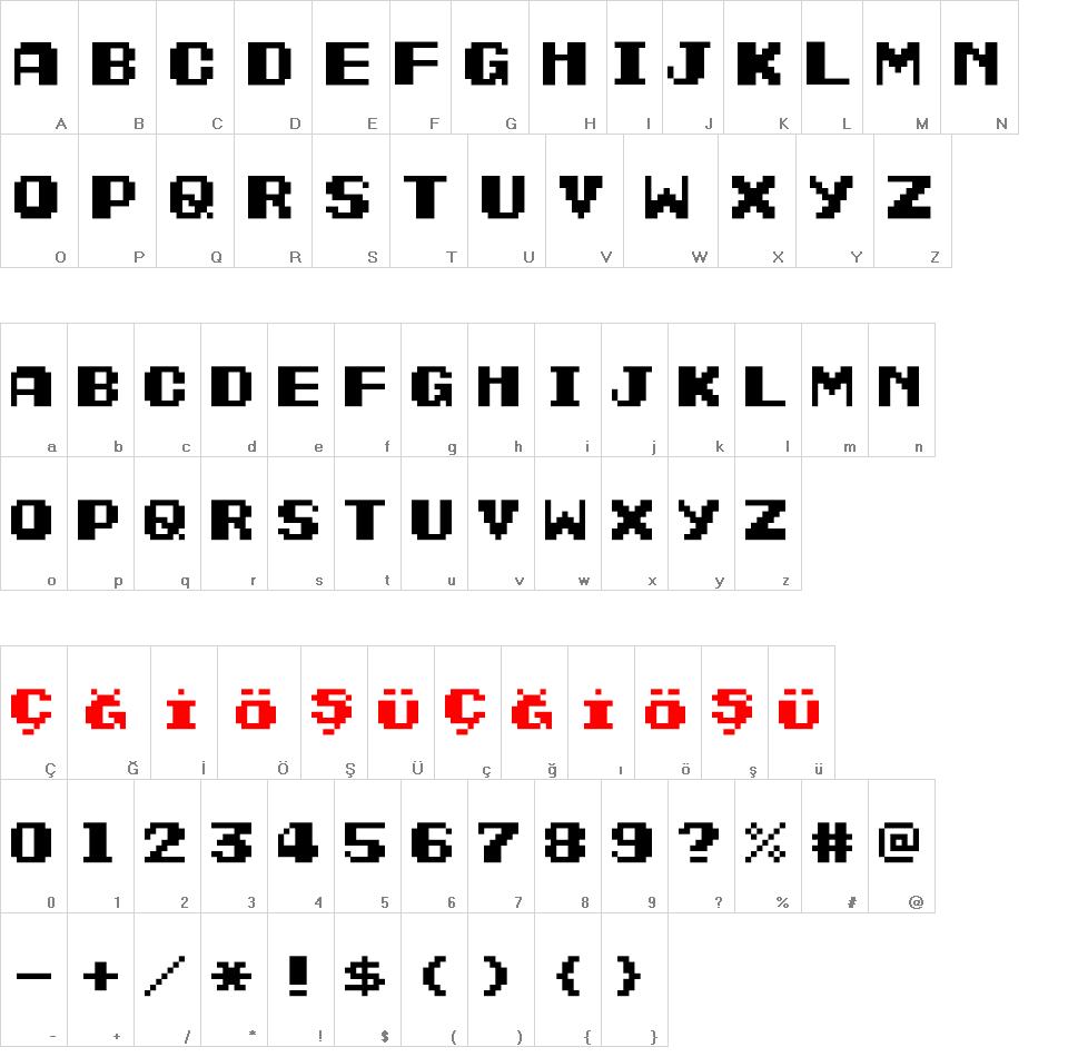 Contra font