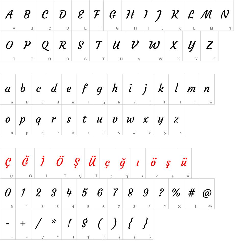 Courgette font