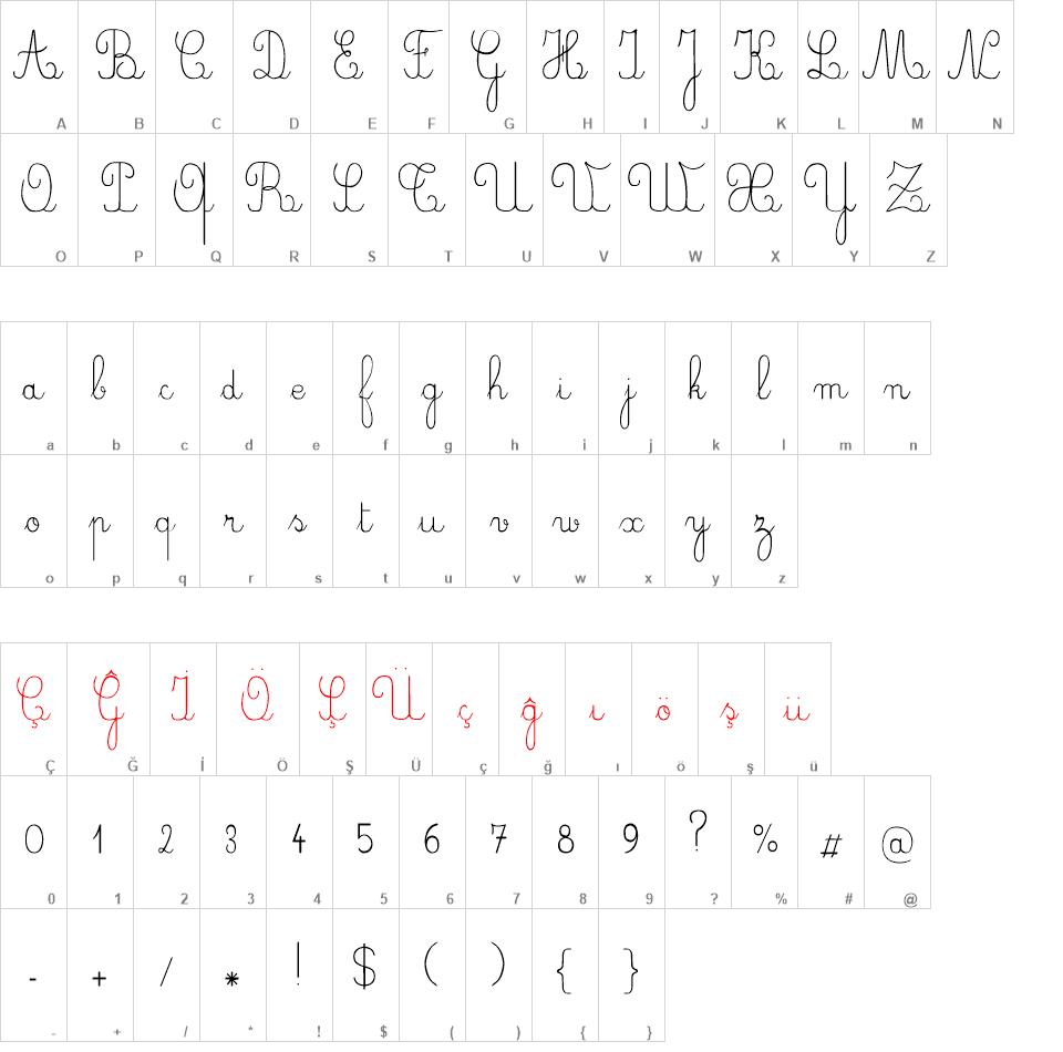 CrayonE font