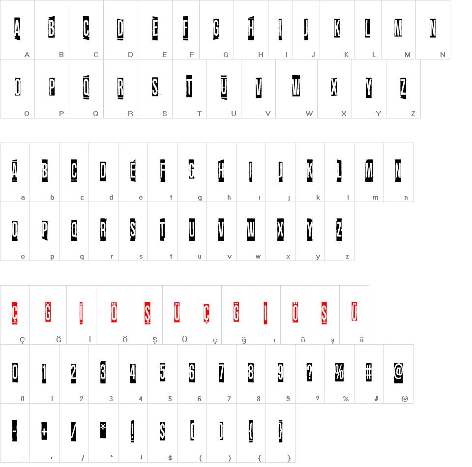 Cul-De-Sac font