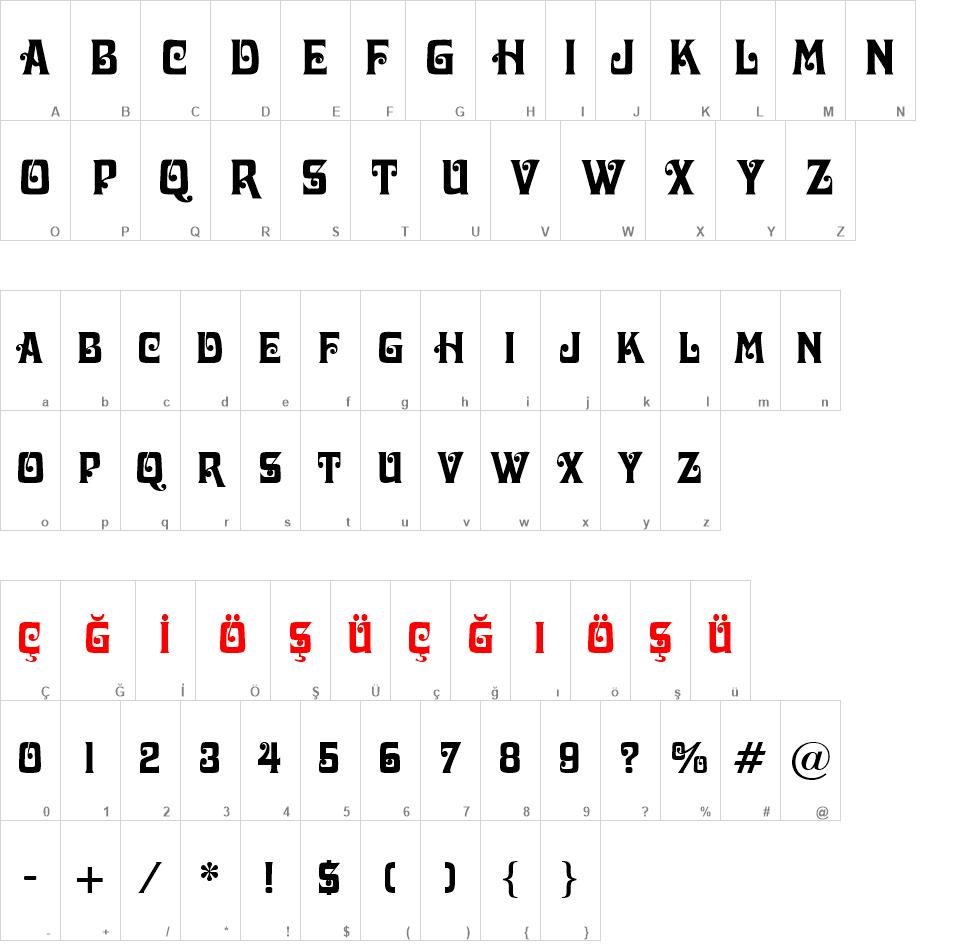 Davida Bd BT font