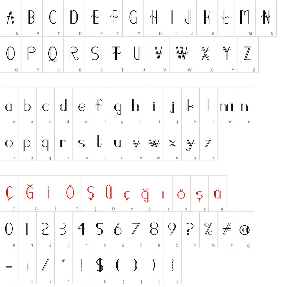 Demodee font