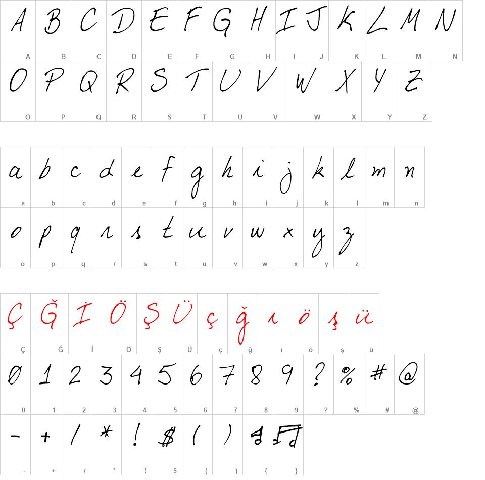 DJB My Boyfriend font