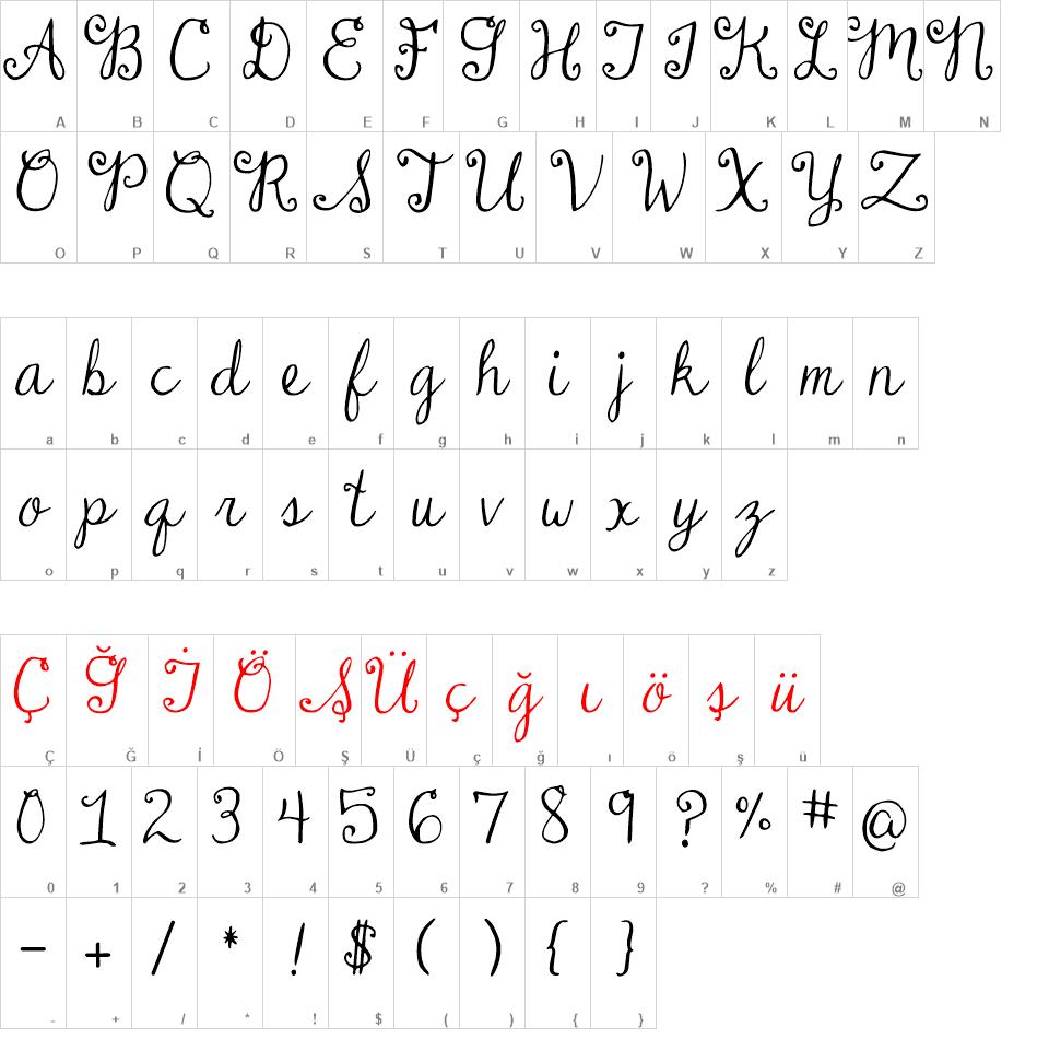 DJB Dear Mr Claus font