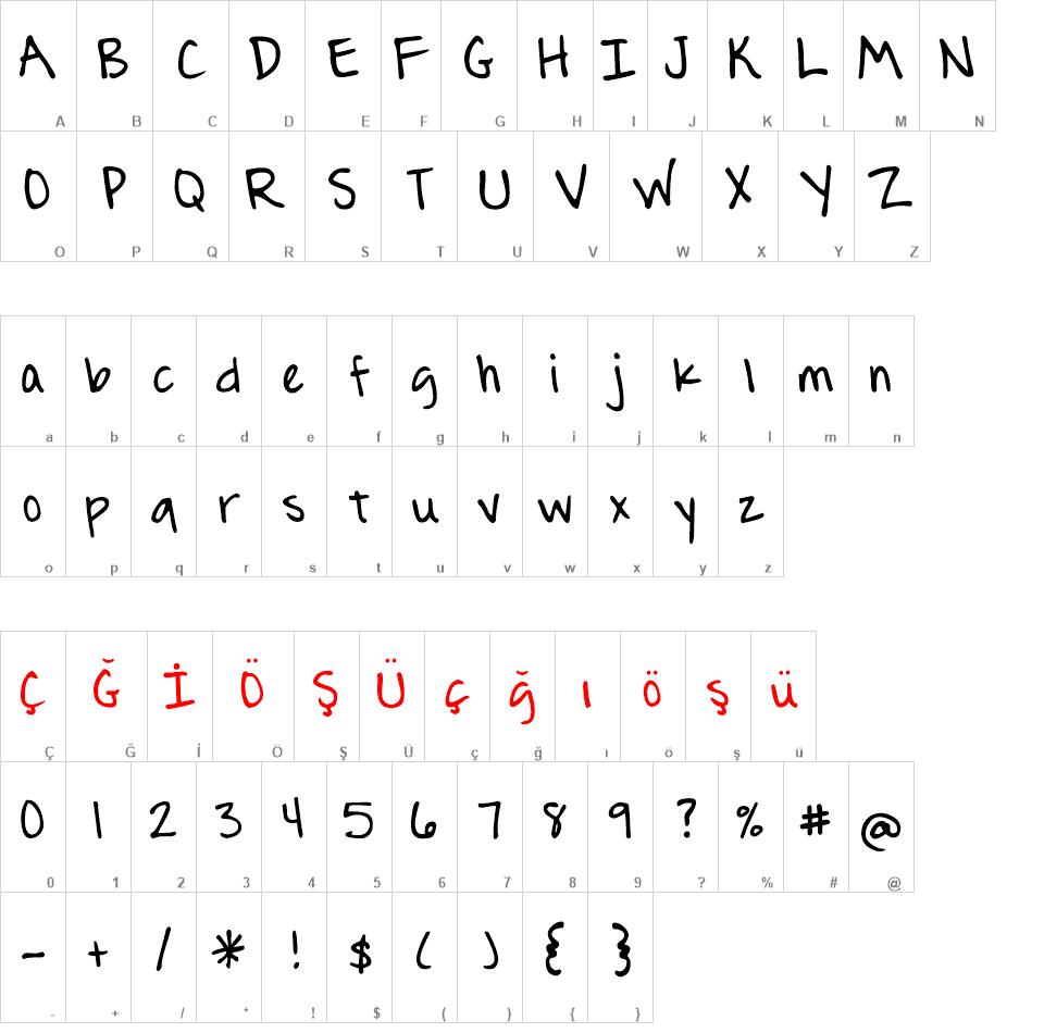 DJB Journaling font