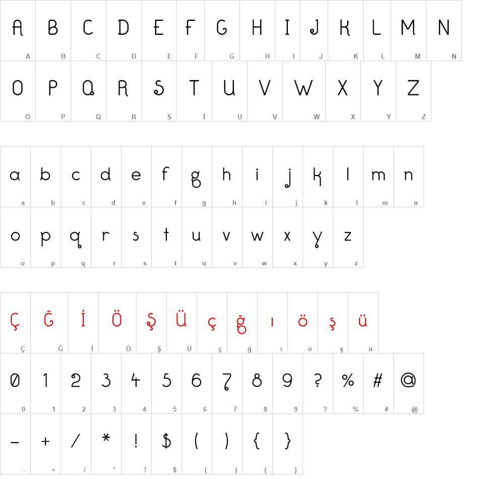 Decoy font