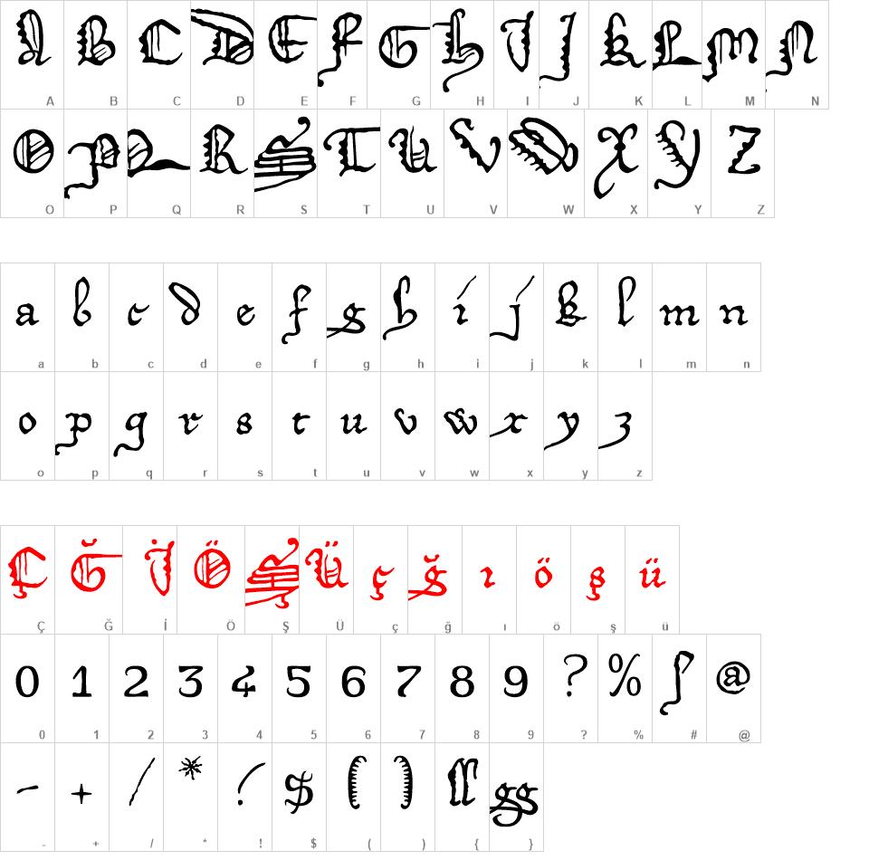 DeiGratia font