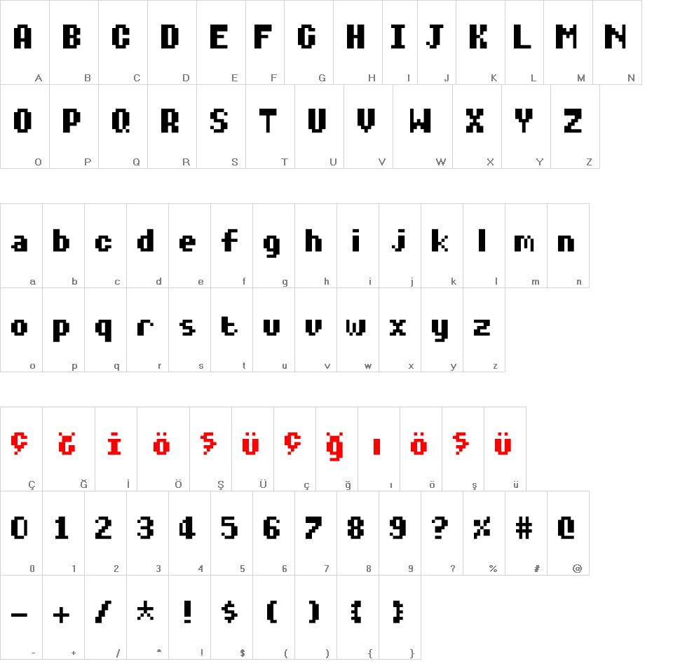  Diary Of An 8 Bit Mage font