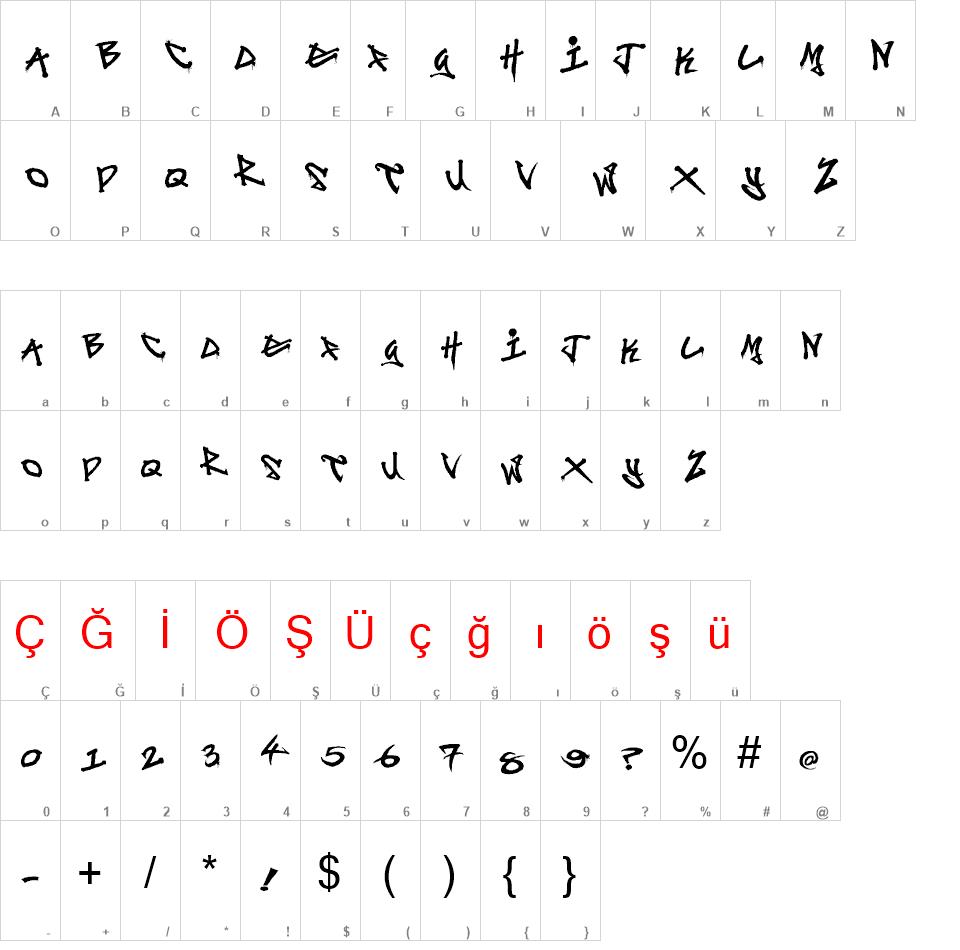 Digitag font