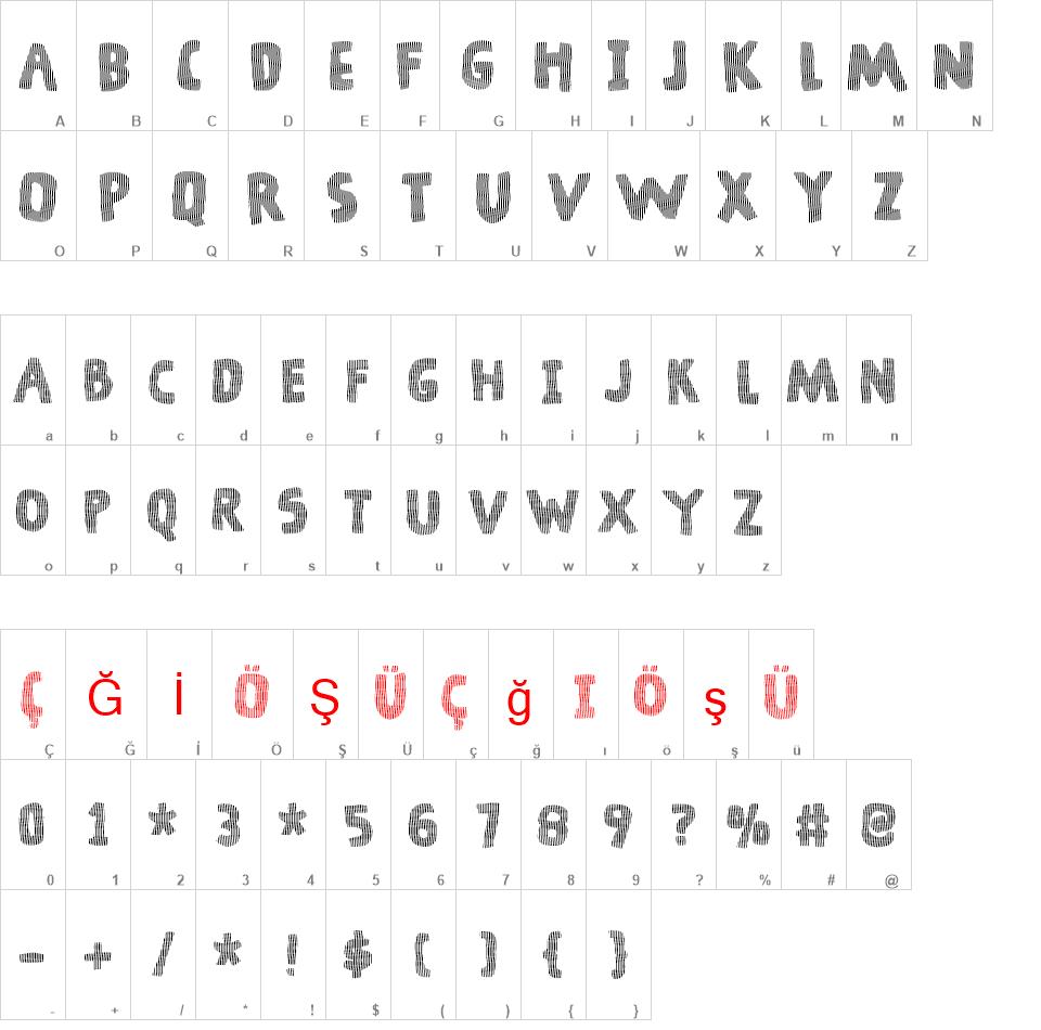 Dingeling font