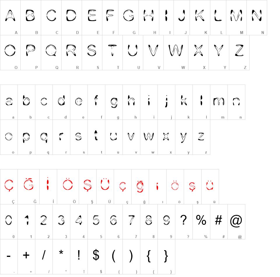 DJ 4Skin font