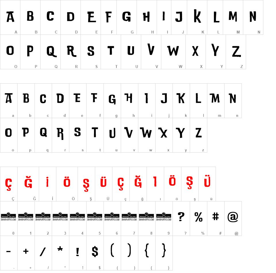 DoubleBass font