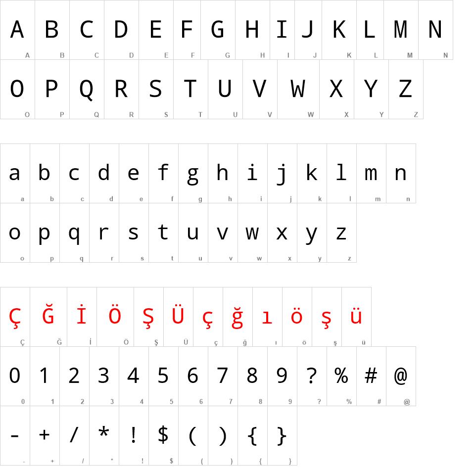 Droid Sans Mono Font font