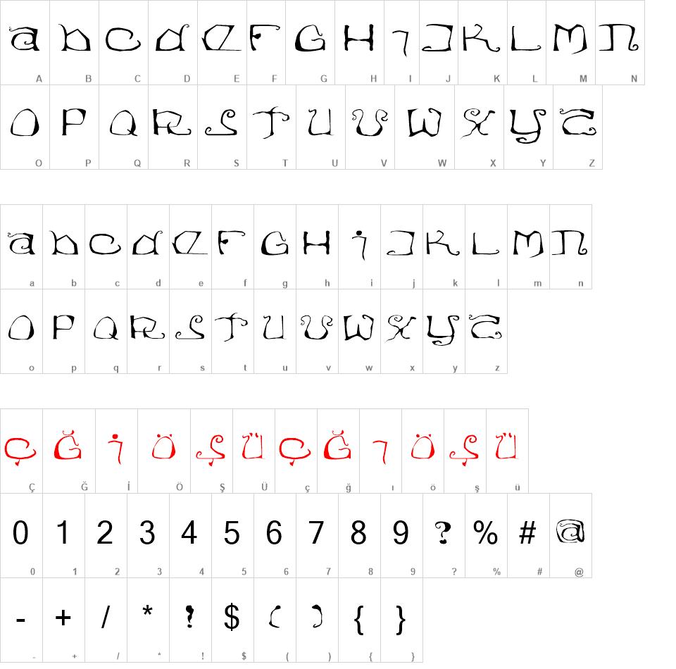 Eisregen font