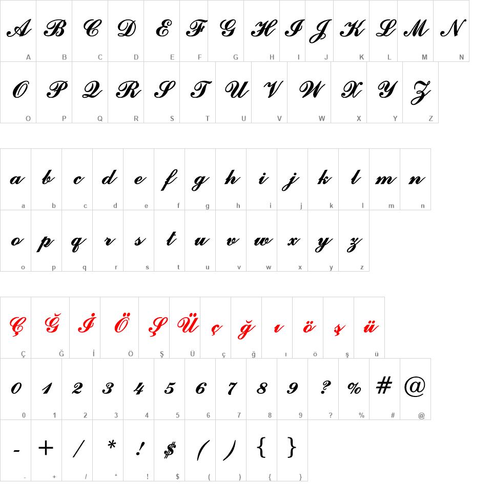 El Yazması font