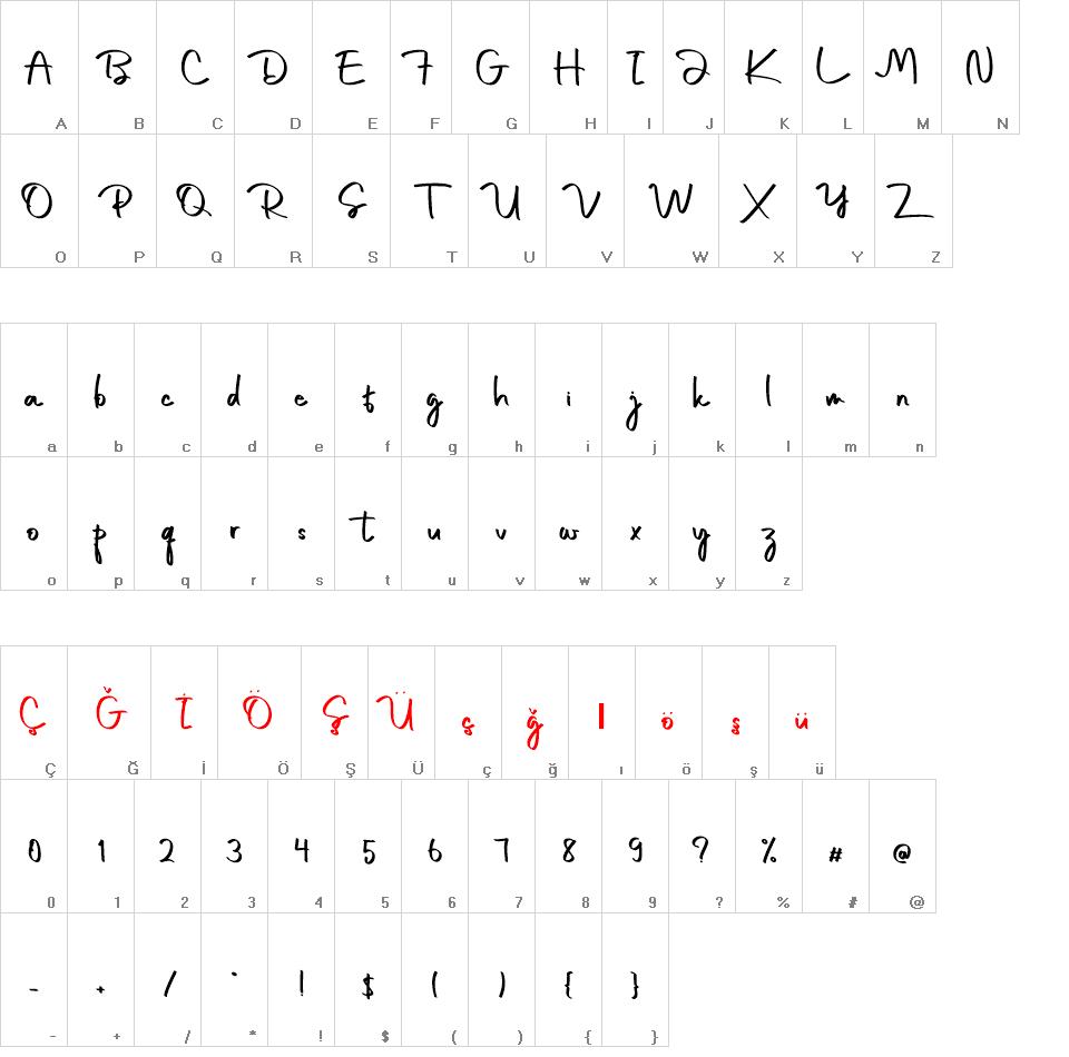 Emily London font