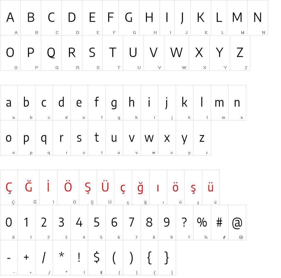 Encode Sans Semi Condensed font