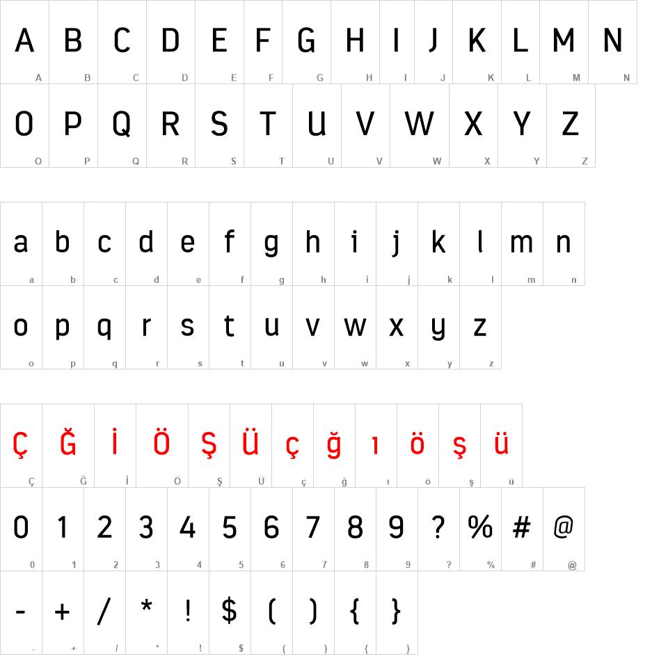 Estandar font