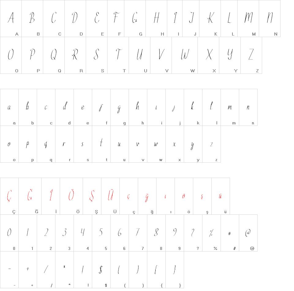 Ethelyne font