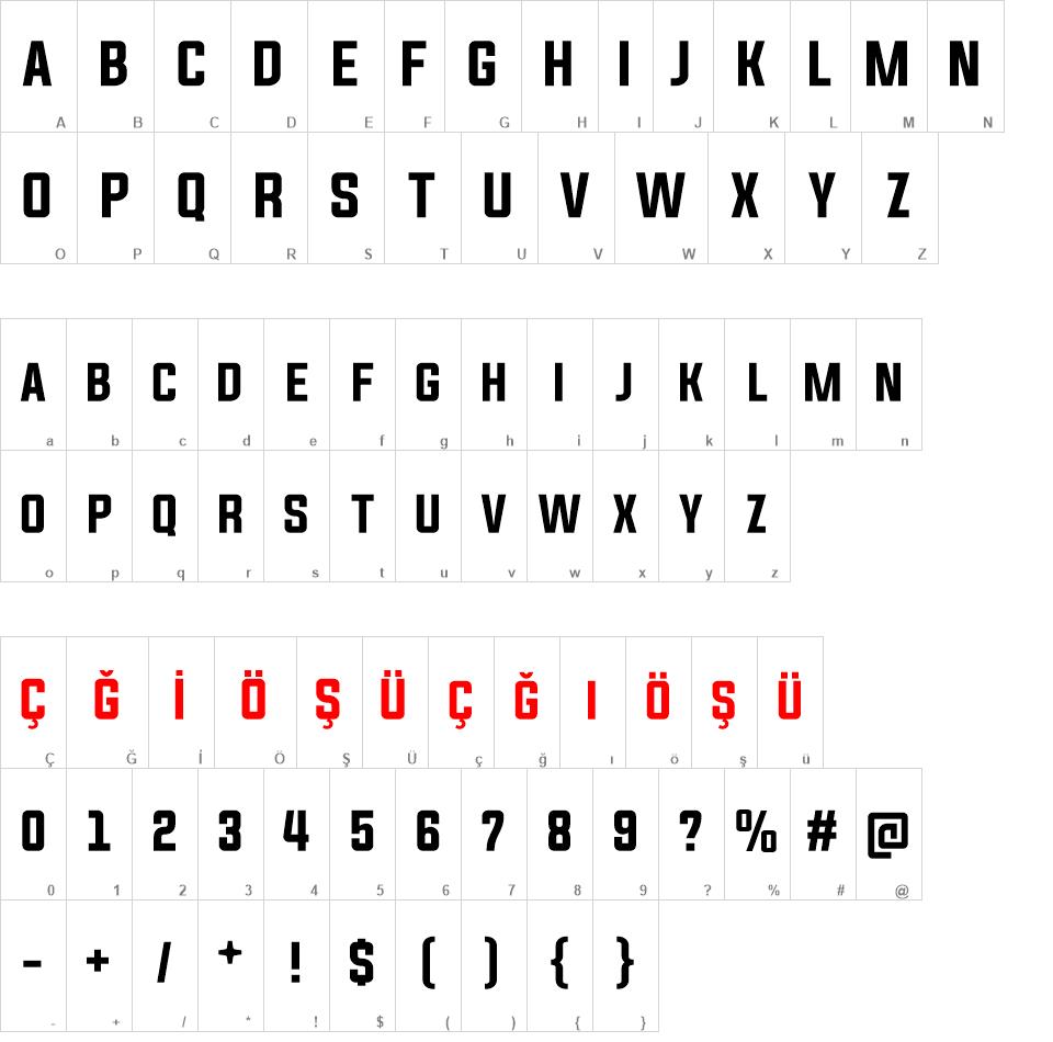 Evogria font