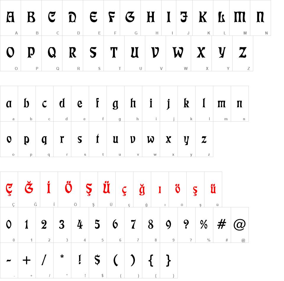 Freefrm710 BT font