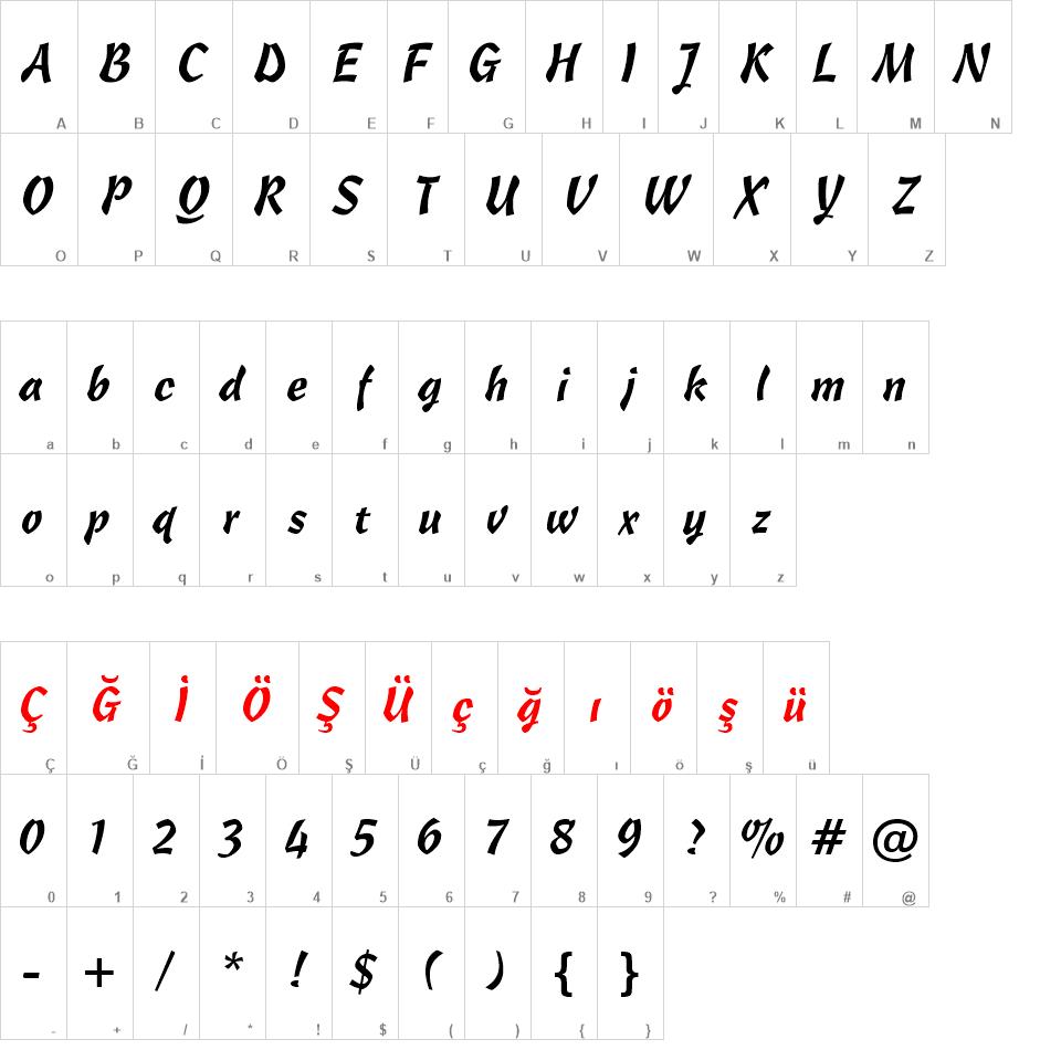 Freehand471 BT font