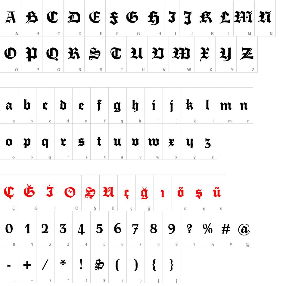 Fette Trump font