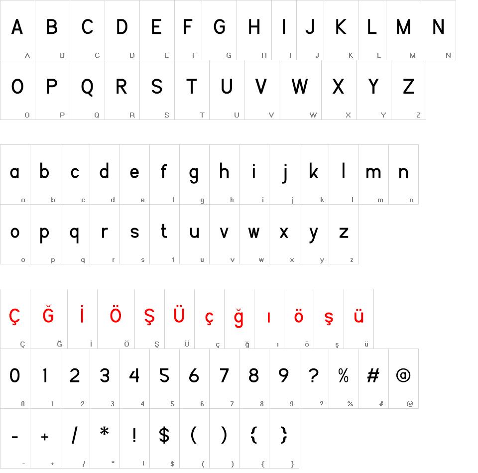 Flaunters font