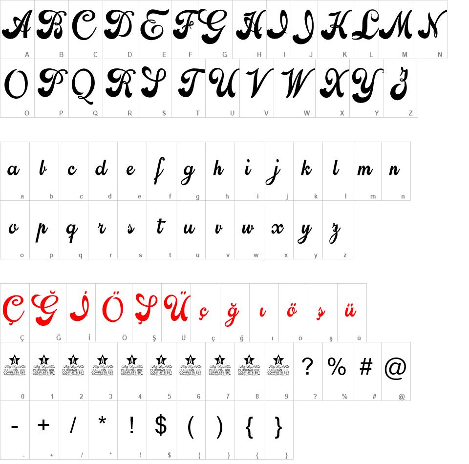 Flora font