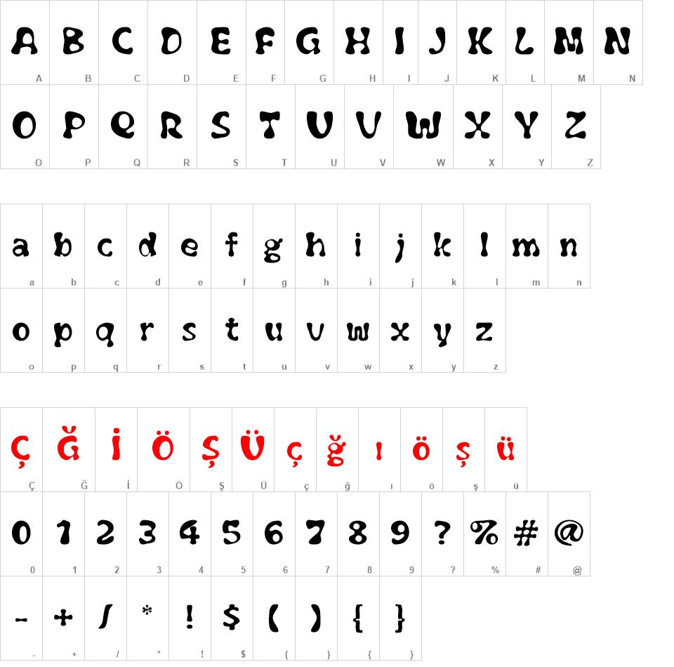 PCLifeFlubber font