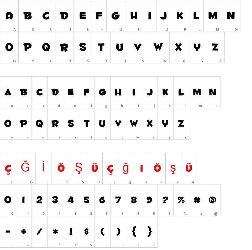 Huggable Font font