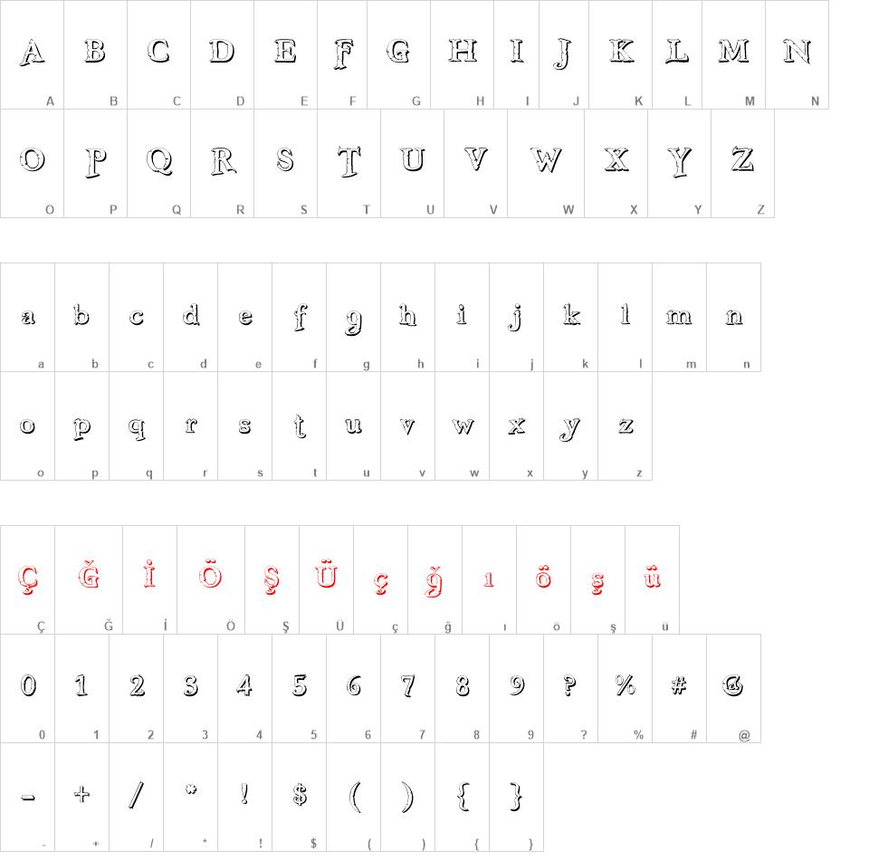 Freebooter Shadow font