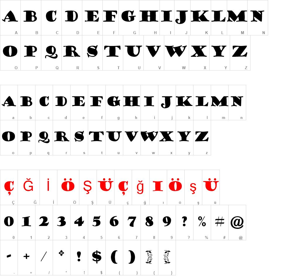 Goudy Stout font