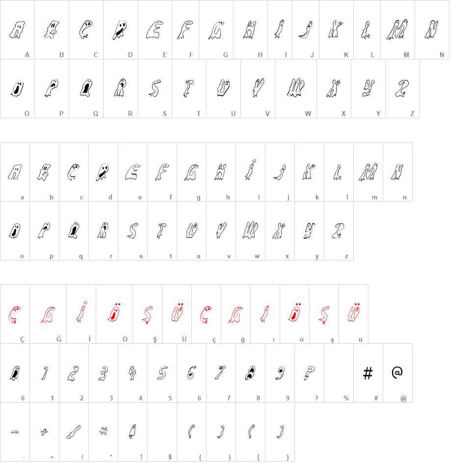 GroovyGhosties font