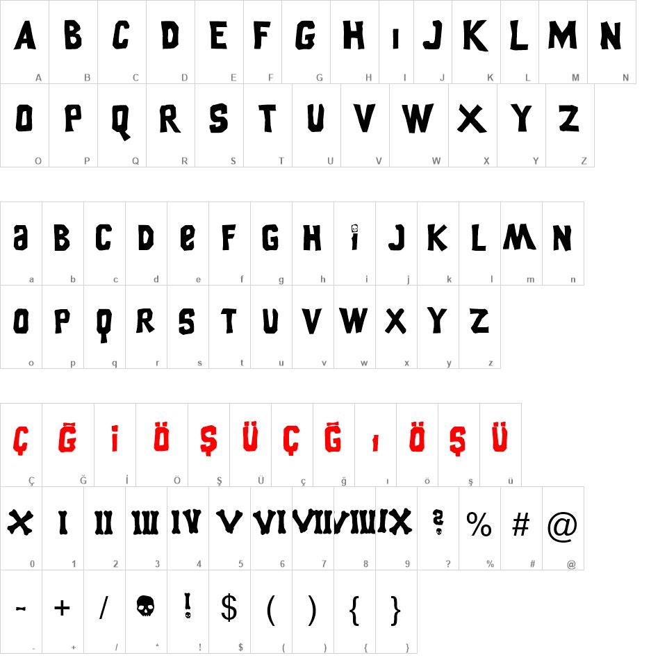 Goonies font