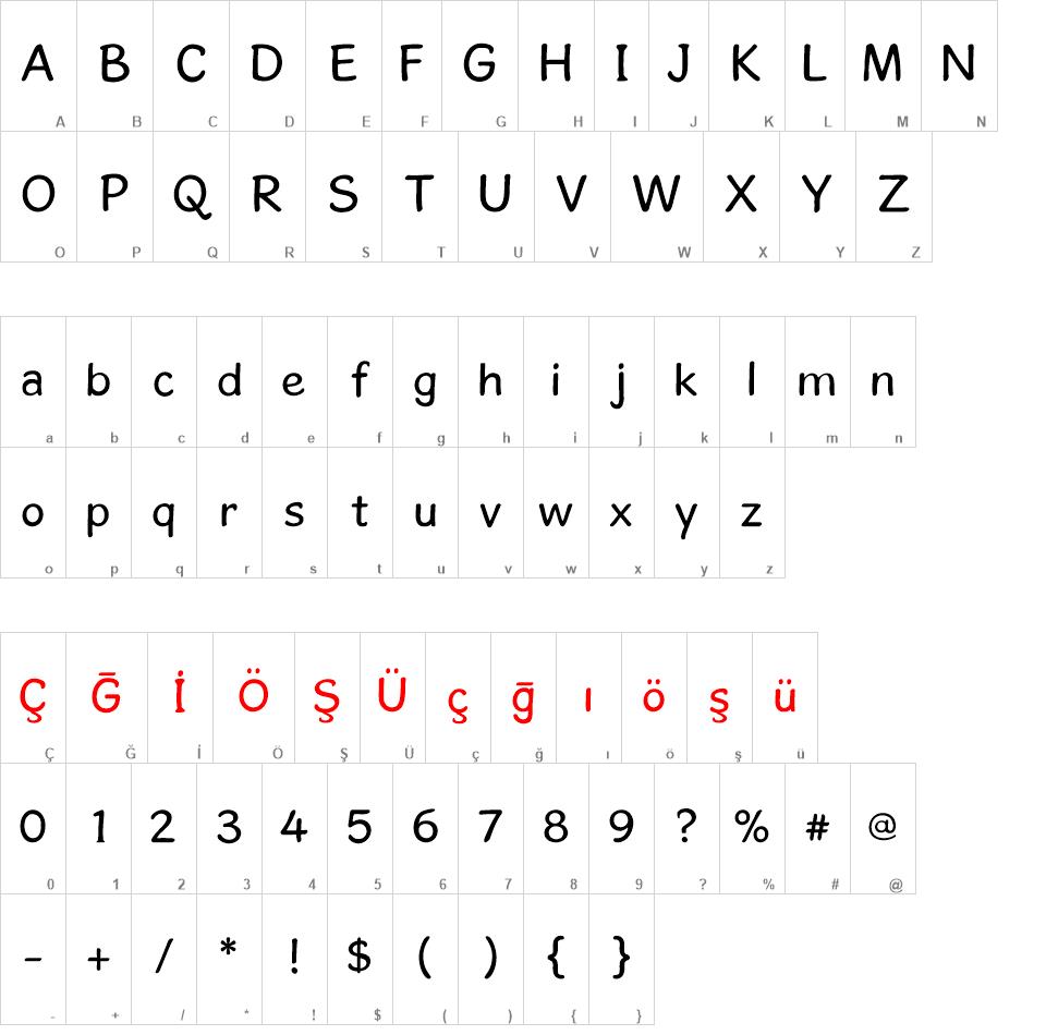 GosmickSans font