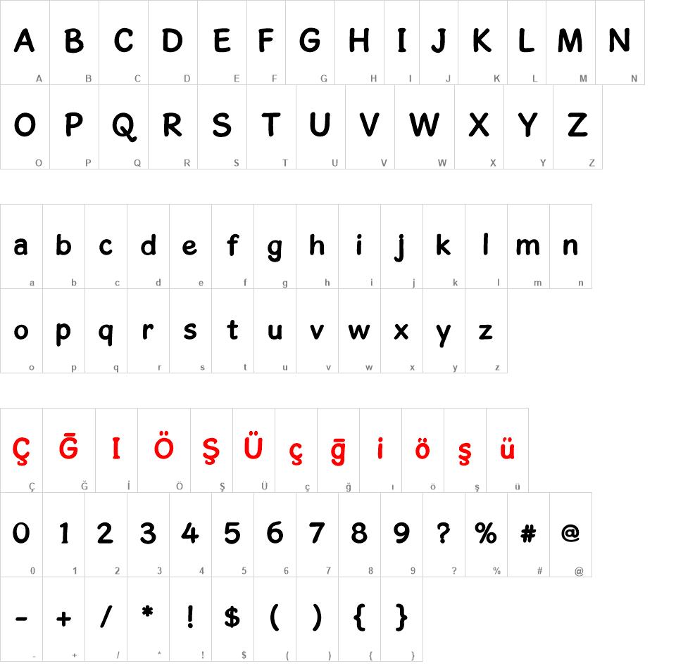 GosmickSans font