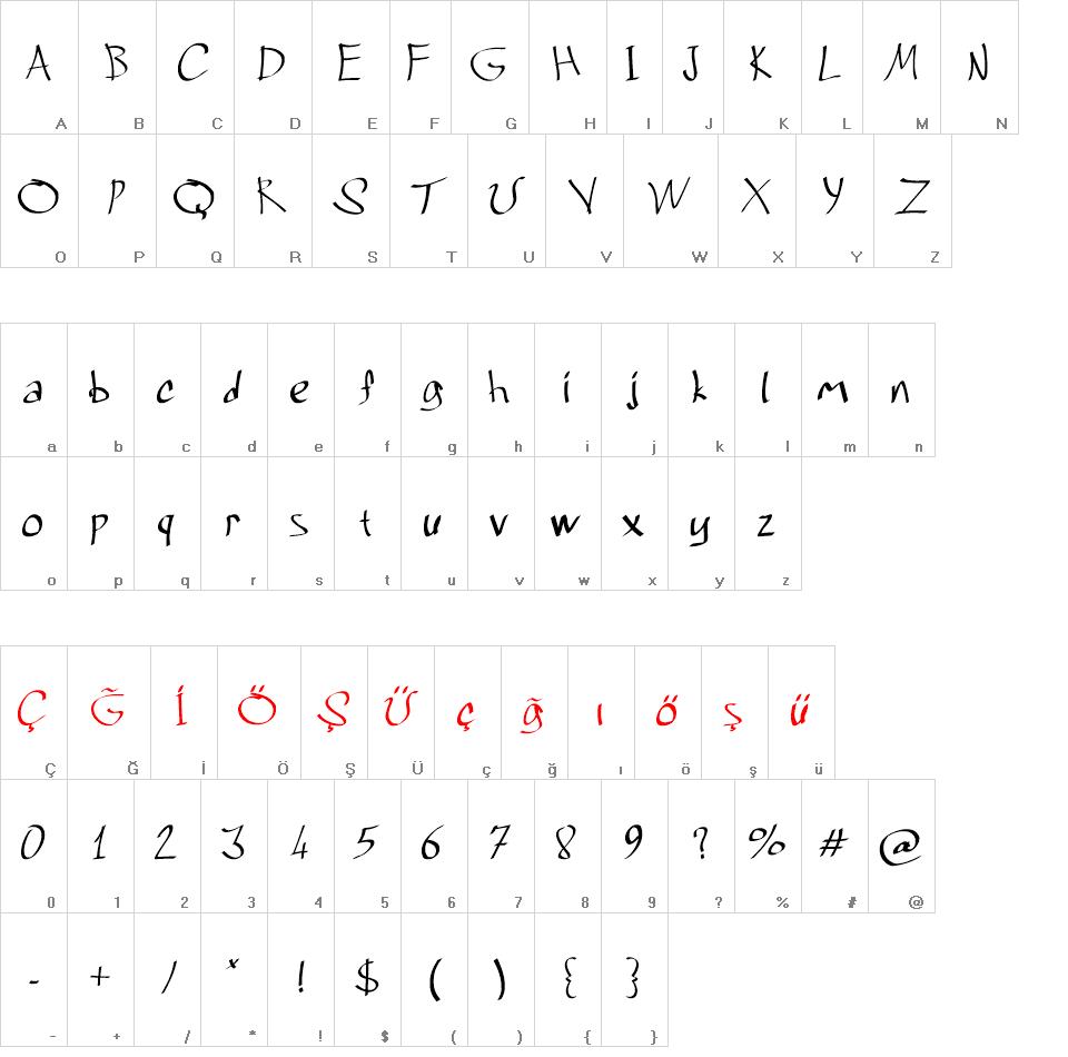 Grafitrk font