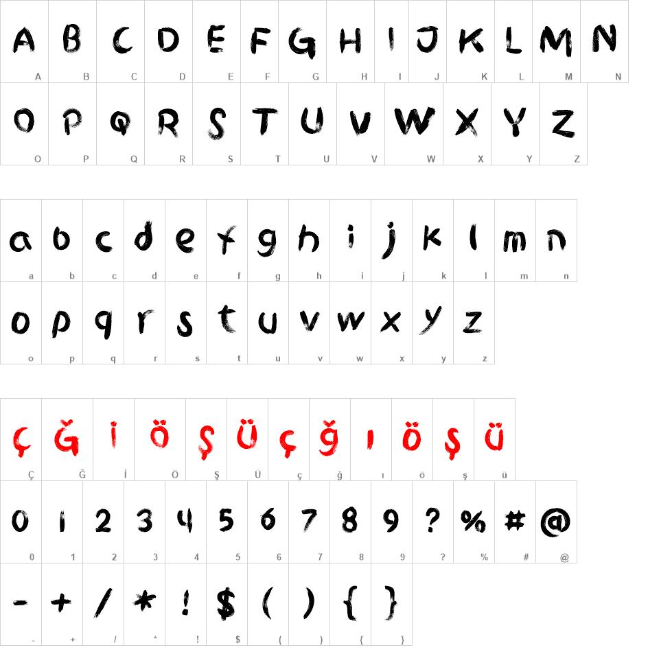 Griphite font