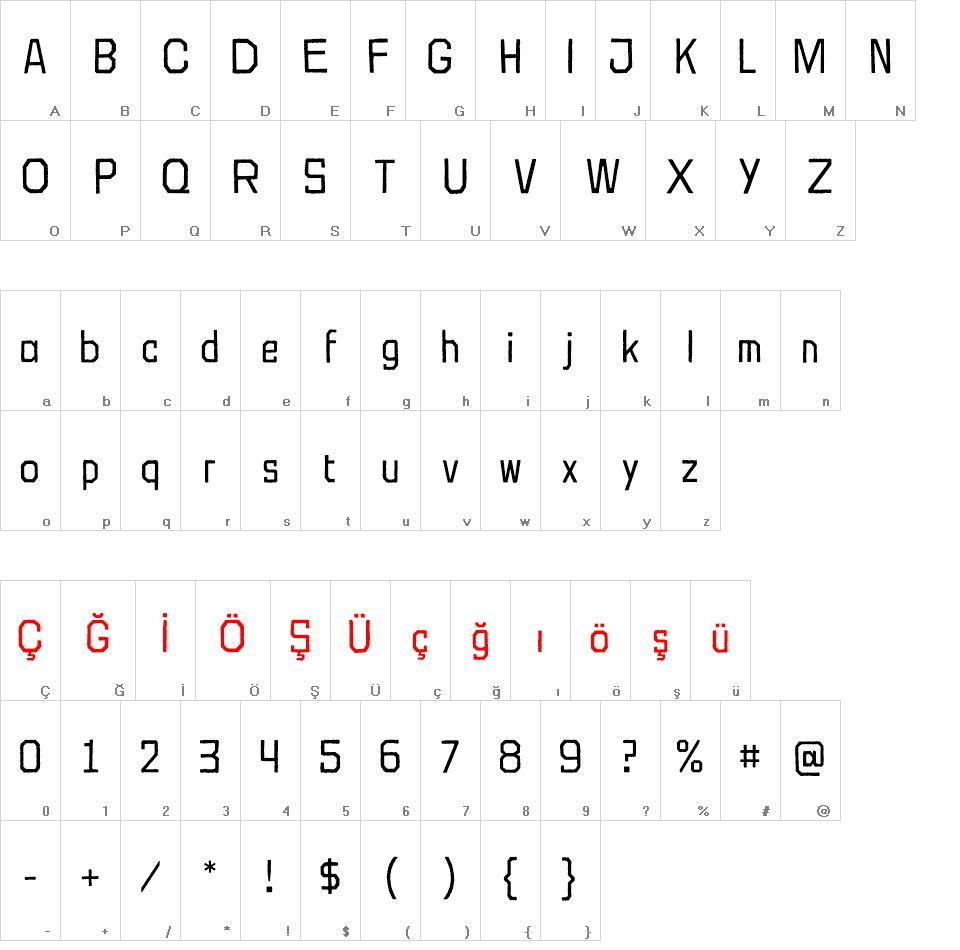 HVD Crocodile font