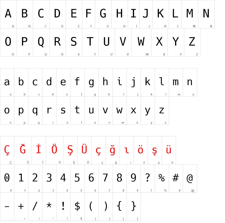 Hack font