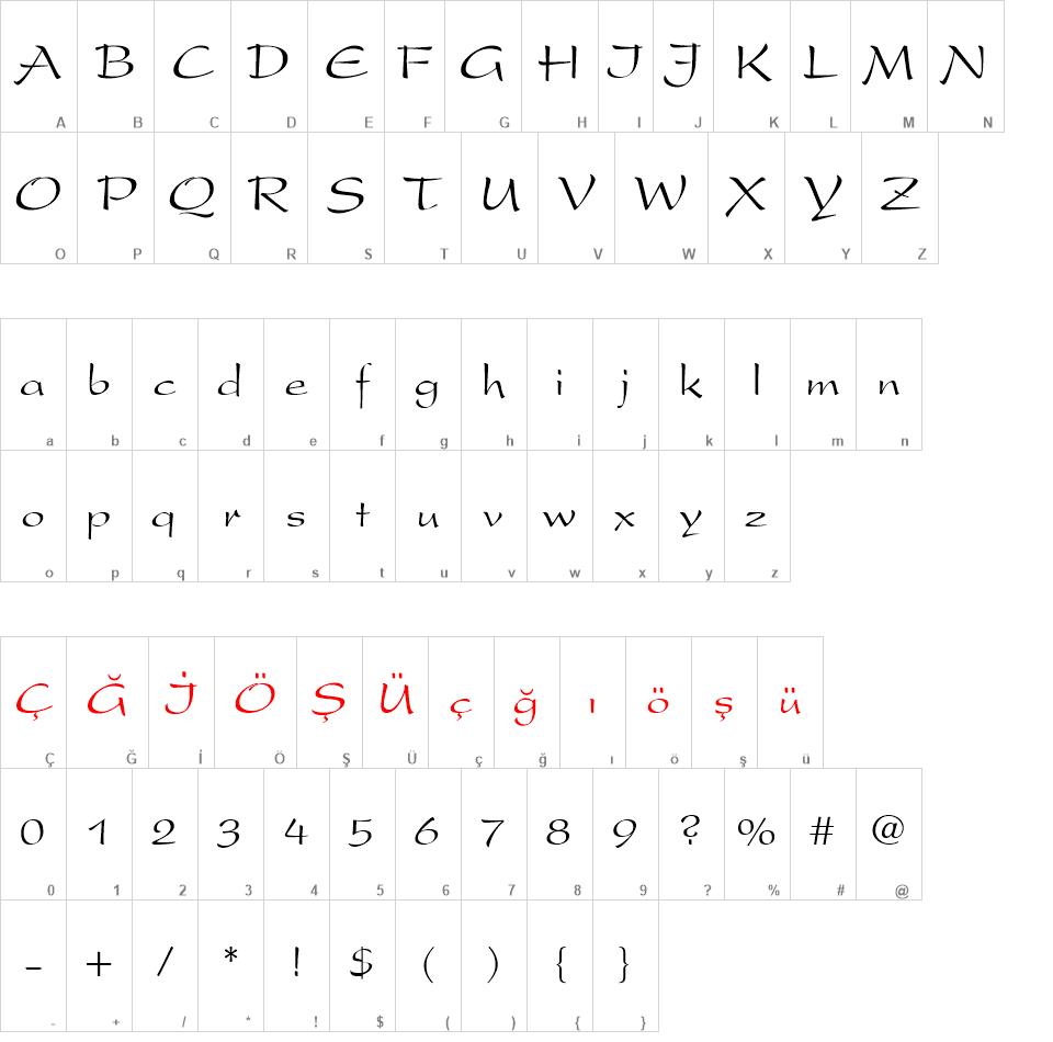 Hansa font