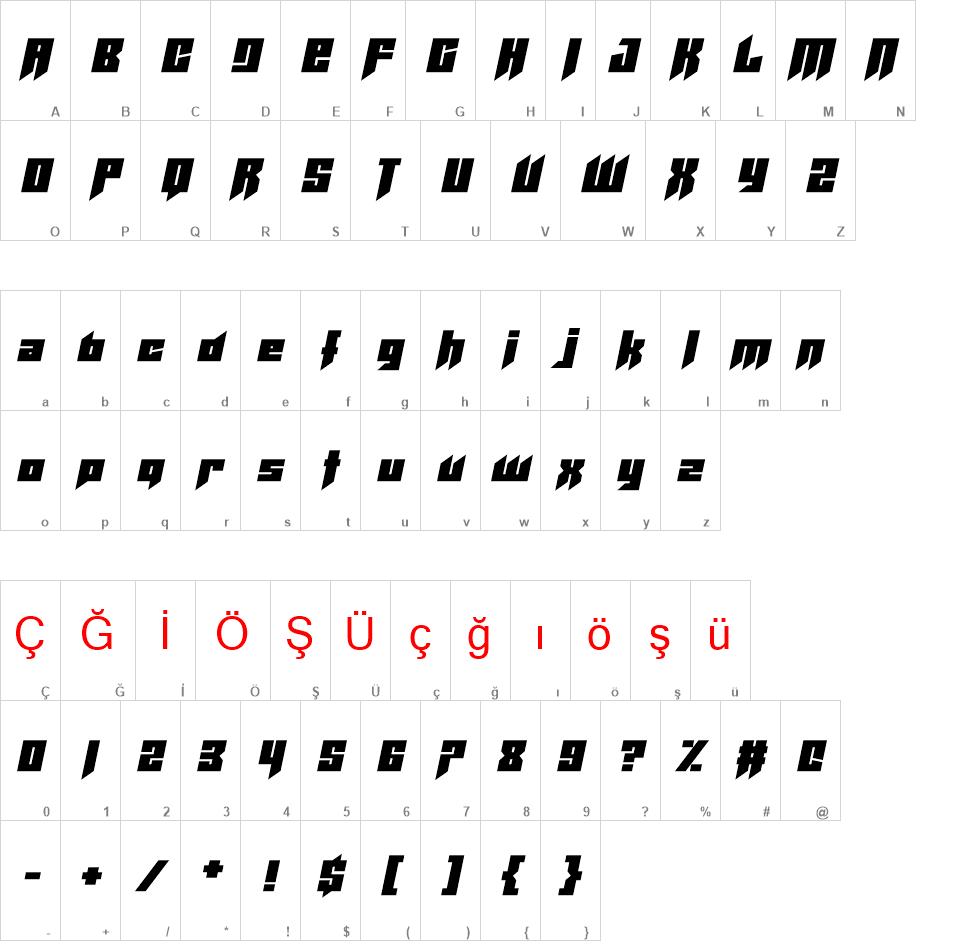 Helicopta font