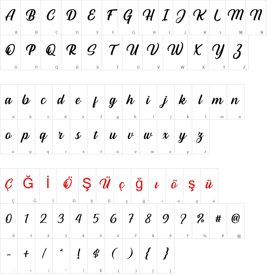 Hestina font