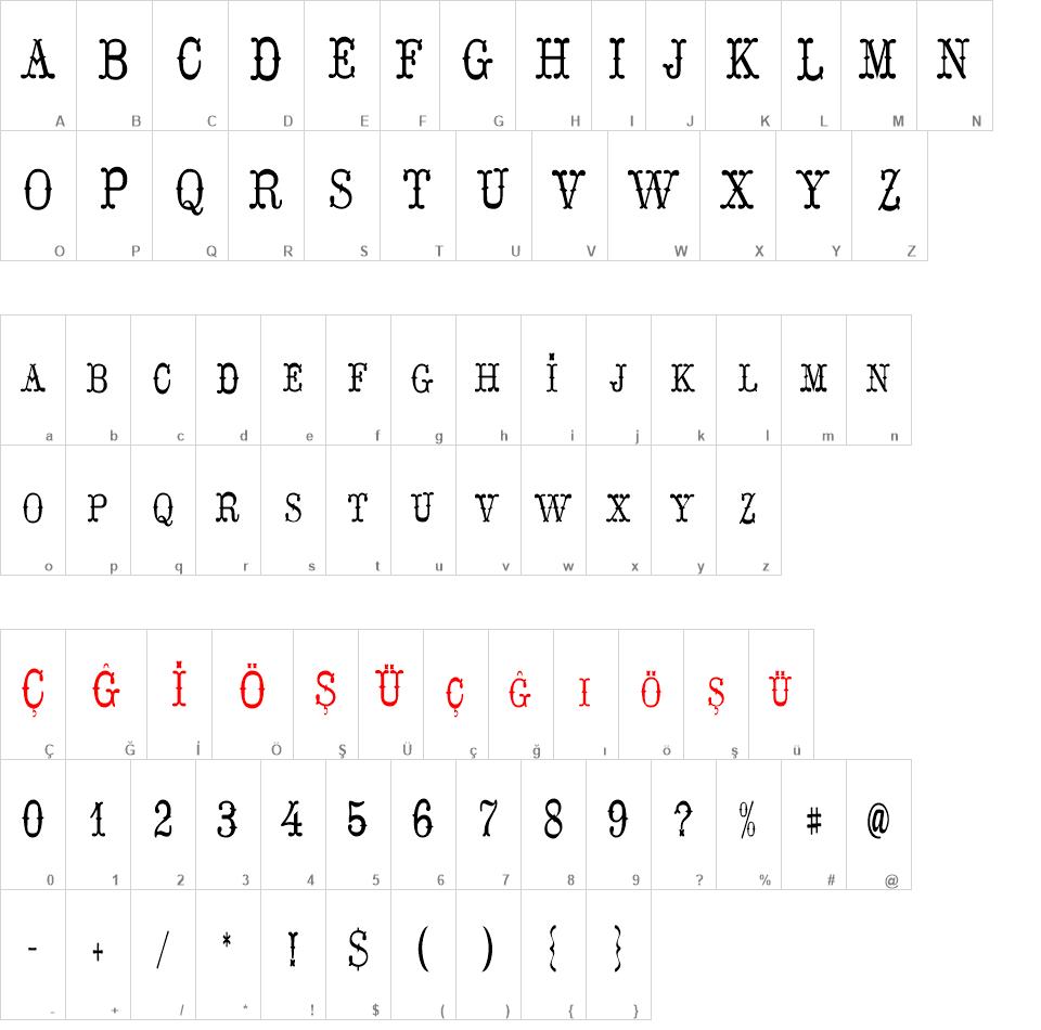 Hoedown font