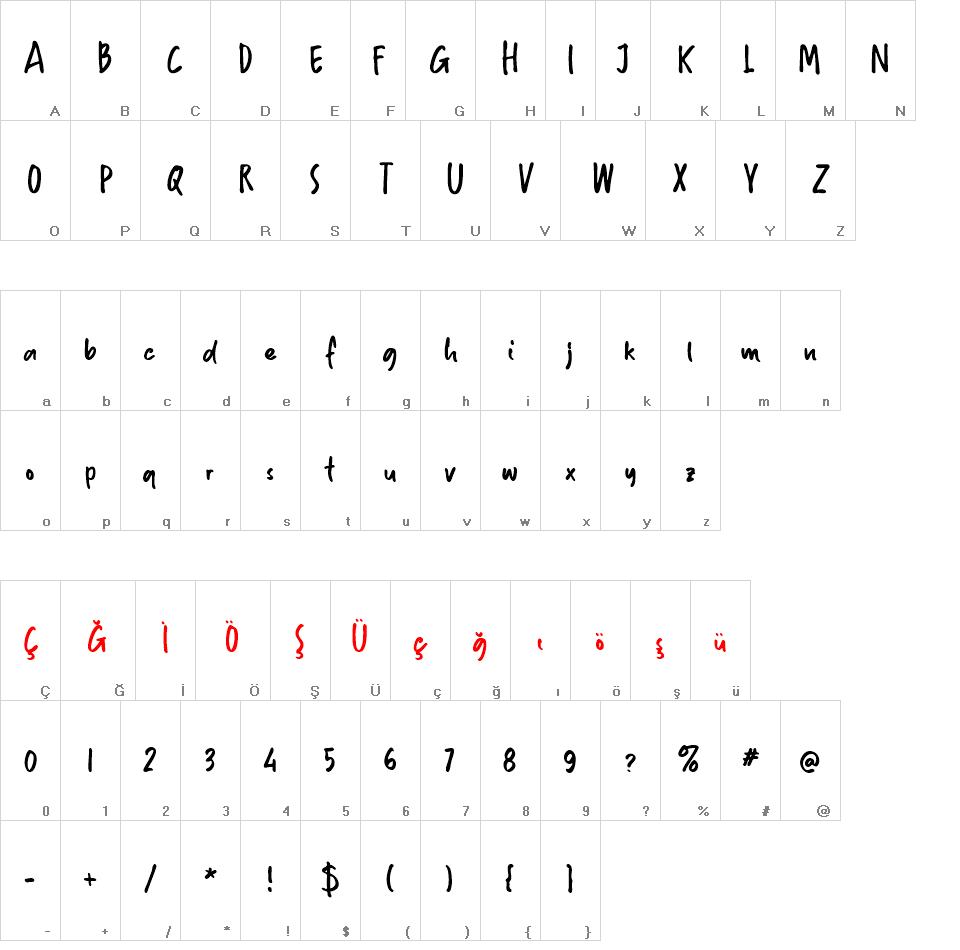 Hoffelized font