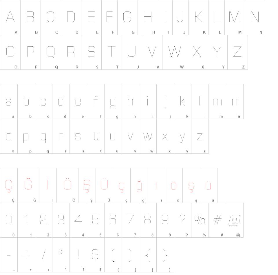 Huntkey font