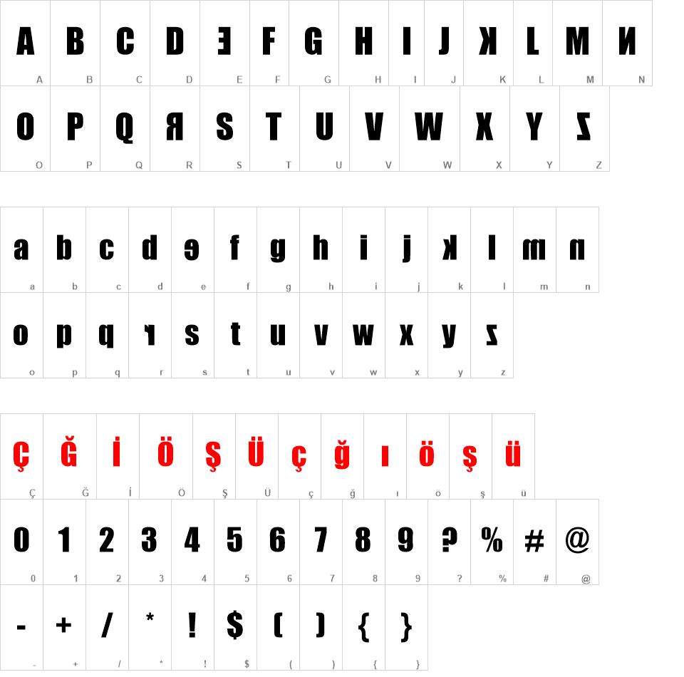 IRR3V3RSIBL3 font