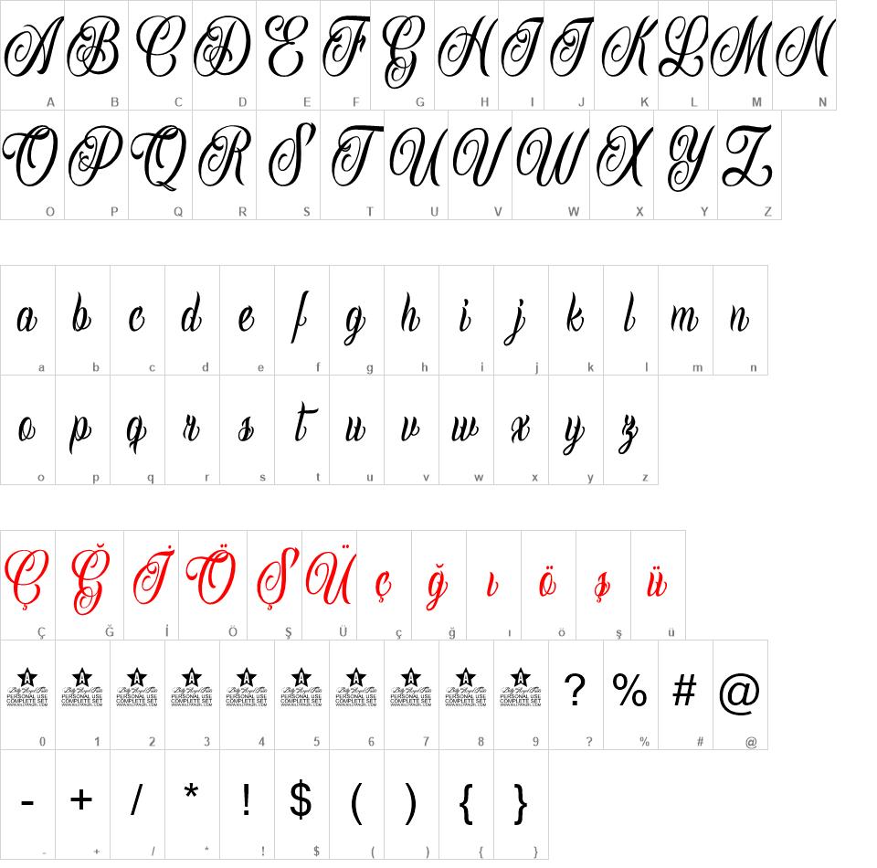 Inked Angels font