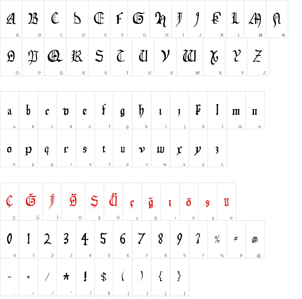 Isabella font